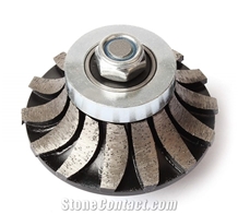 Diamond Profile Wheel A30 Segmented Router Bit