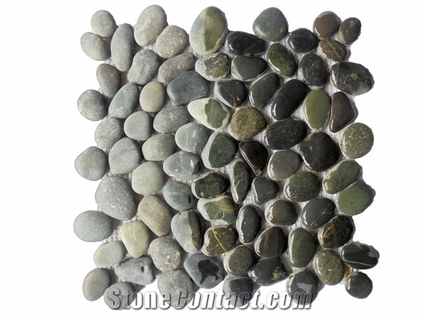 Indonesia Natural Marble Pebble Mosaic