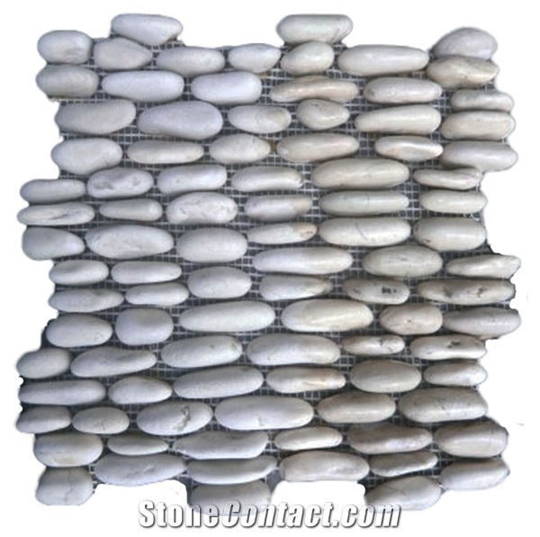 Indonesia Natural Marble Pebble Mosaic
