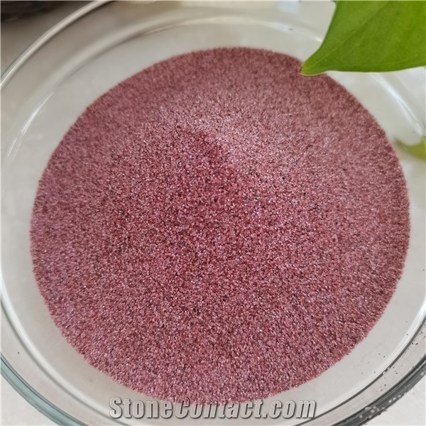 Pink Alluvial Washed Sea Garnet 30/60 Mesh