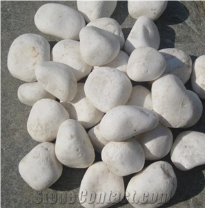 Tumbled White Pebble Stone