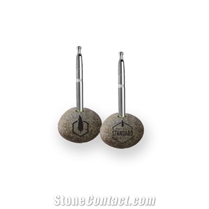 Stone Pen Container, Pencil Vase, Marble Barrel