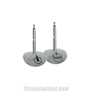 Stone Pen Container, Pencil Vase, Marble Barrel