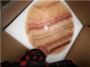 China Natural Onyx Stone Sink For Bathroom,Onyx Basin