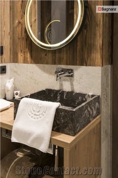 Alps Glitter- Passeirer Gneiss Farmhouse Sink