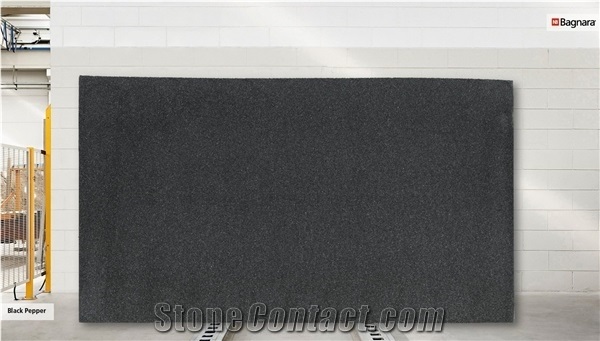 Black Pepper Granite Sandblasted Slabs