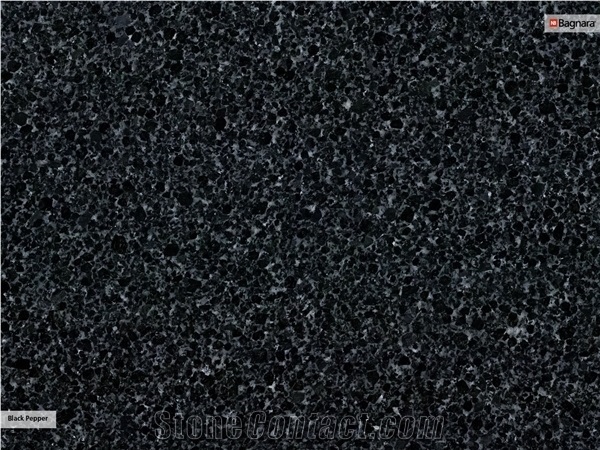 Black Pepper Granite Sandblasted Slabs