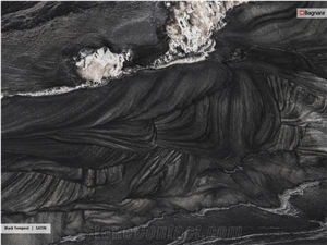 Black Tempest Quartzite Slabs, Tiles