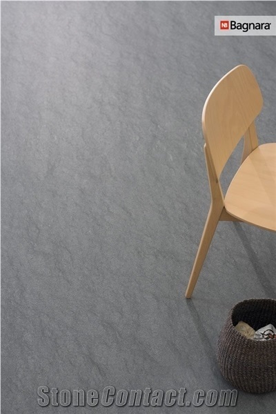 Carbon Grey Quartzite Slabs, Tiles