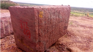 Romantica Red Granite Blocks Romantica Red Granite Blocks