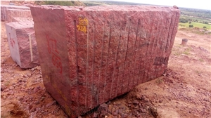Romantica Red Granite Blocks