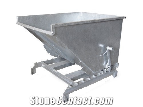 Galvanised Tilting Container
