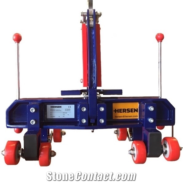 Self Closing and Opening Carrying Clamps for Stone Slabs