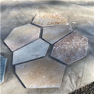 Natural Quartzite Crazy Paving Random Flagstone Pavers
