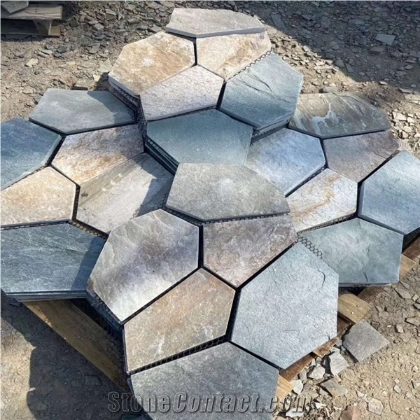 Natural Quartzite Crazy Paving Random Flagstone Pavers