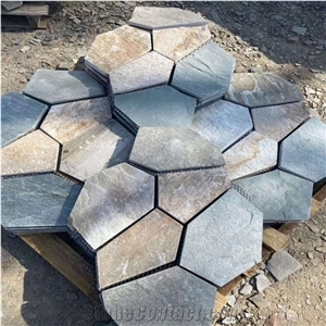 Natural Quartzite Crazy Paving Random Flagstone Pavers