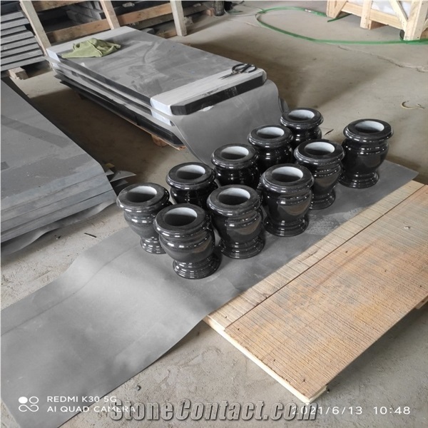 Shanxi Black Absolute Pure Black Granite Tombstone &Monument