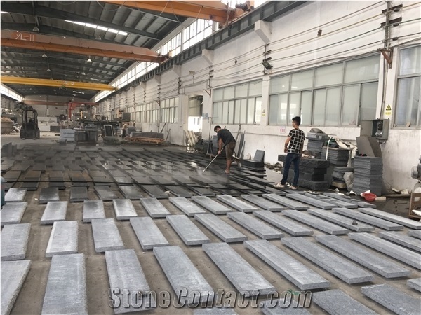 Angola Black Granite Project Stone,Stairs
