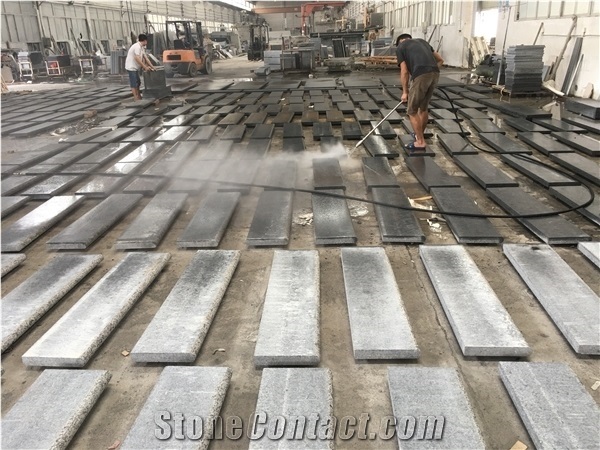 Angola Black Granite Project Stone,Stairs