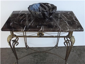 Black and Blue Granite Marble Vanity Top Bathroom