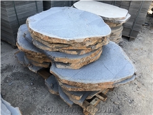 Black Basalt Hainan Black Flagstone Paver Step Stone Black Basalt Hainan Black Flagstone Paver Step Stone