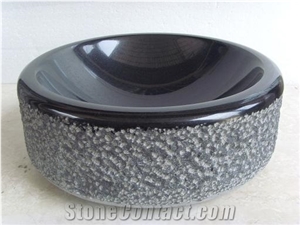 Black Granite New Arrival Vessel Basin Sink