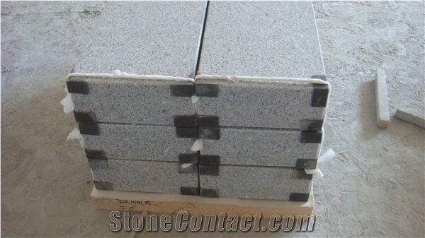 Cheap G603 Sesame White Grey Granite Kerbstone
