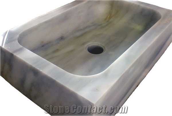 Chinese Cheap White Marble Basin/Sink