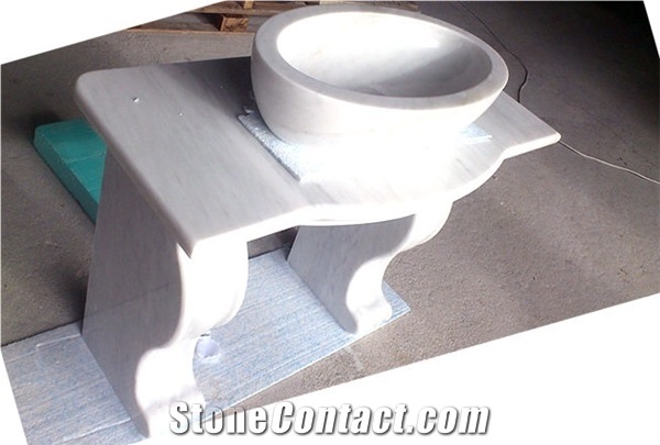 Chinese Cheap White Marble Basin/Sink