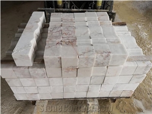 Customized Baluster with White Marble for Staircase Handrail