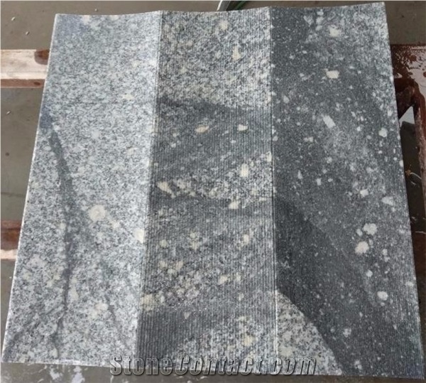 Fantasy Grey /Ash Grey Granite Wall Cladding Fluted Tiles