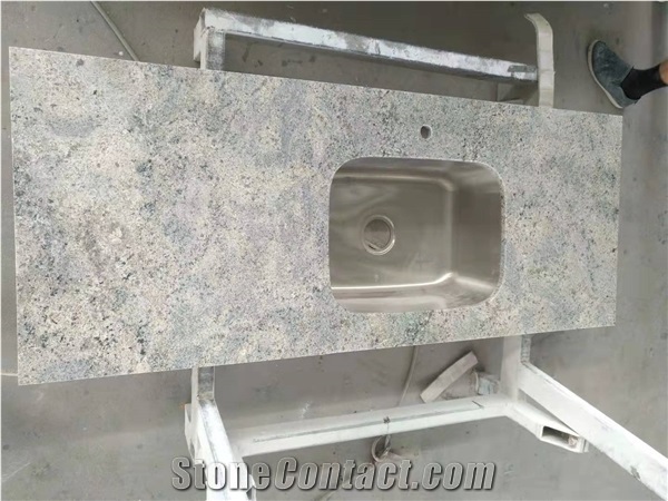 Great Quality Kashmire White Kitchen Countertop for Project