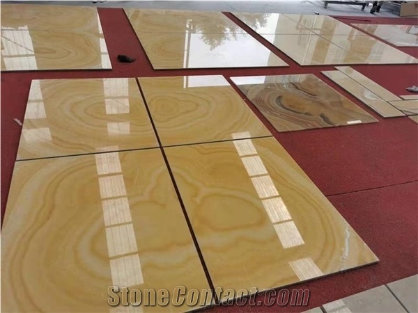 Natural China Honey Onyx Tiles for Interior Decoration