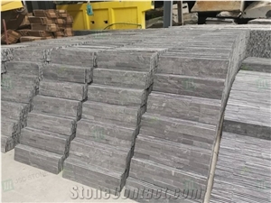 Natural Split Surface Black Slate Culture Z Stone Wall Cover
