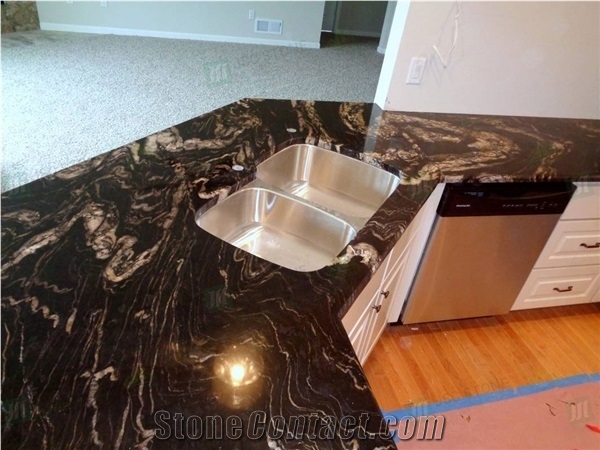 Nero Athena Gold Black Marble Table Tops Countertop
