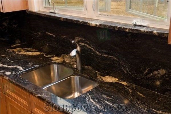 Nero Athena Gold Black Marble Table Tops Countertop