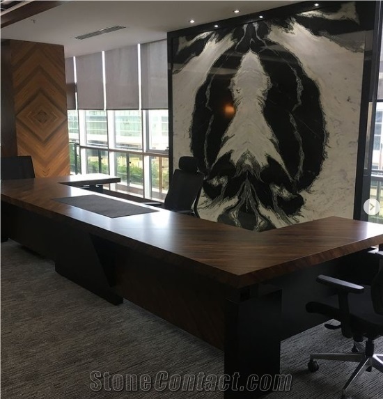 Panda White Marble Honeycomb Panels Slab