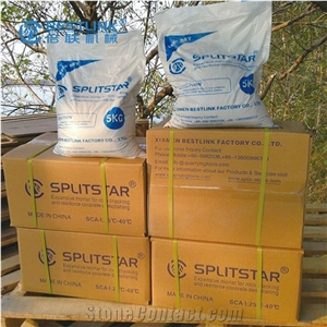 Non-Explosive Rock Cracking Cement for Quarry