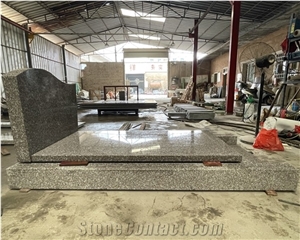 G664 Original Pink Granite French Style Monuments