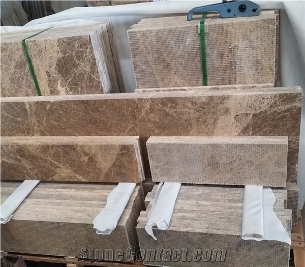 Light Emperador Marble Cut Flooring Walling Tiles