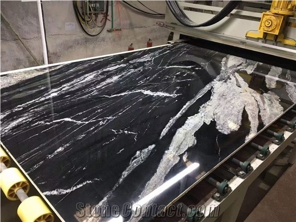 Black Cosmic China Nebula Granite