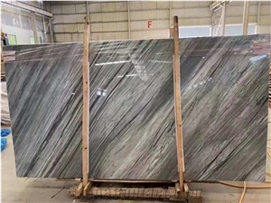 China Snowflake Snow Grey Wood Grain Marble Slabs,Tiles