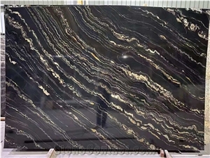 Cosmic Black Marble Golden Veins Slabs & Flooring Tiles Cosmic Black Marble Golden Veins Slabs & Flooring Tiles