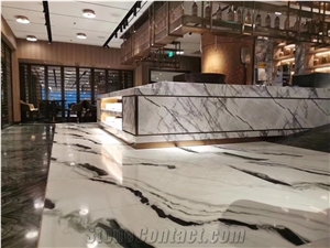 Panda White China Sichuan Hot Sale Marble