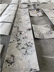 Brazil Splendor White Column Panel Stone Top Building Stone