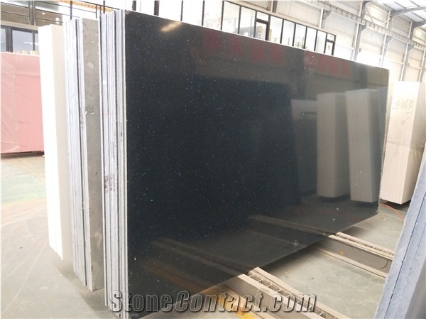 Crystal Shining Blue Quartz Stone Blue Star Engineered Stone