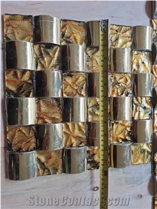 Gold Glass Mosaic Tiles