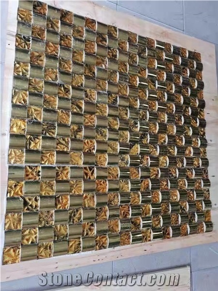 Gold Glass Mosaic Tiles
