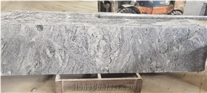 New Wiscon White Nero Santiago Grey Granite Countertop