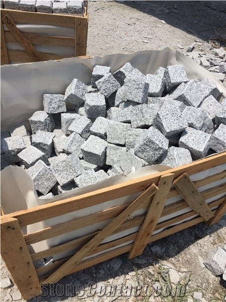 Sawn Cut G603 Grey Cubestone Paver for Walkway